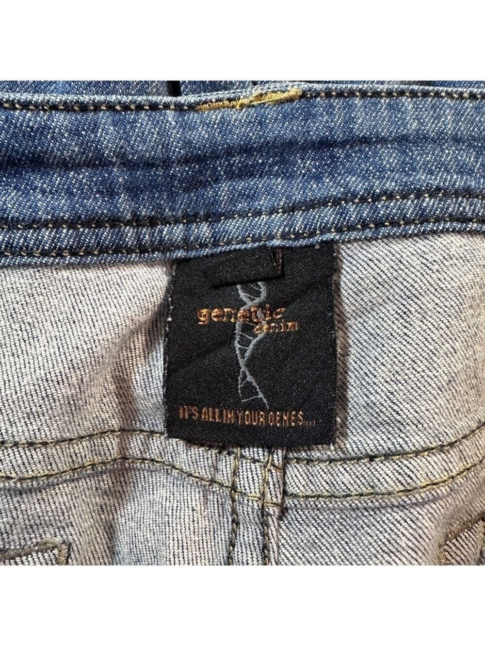 Genetic Denim “The Shane” Cigarette Jeans in Saddle Wash - Size 28 - Picture 12 of 16
